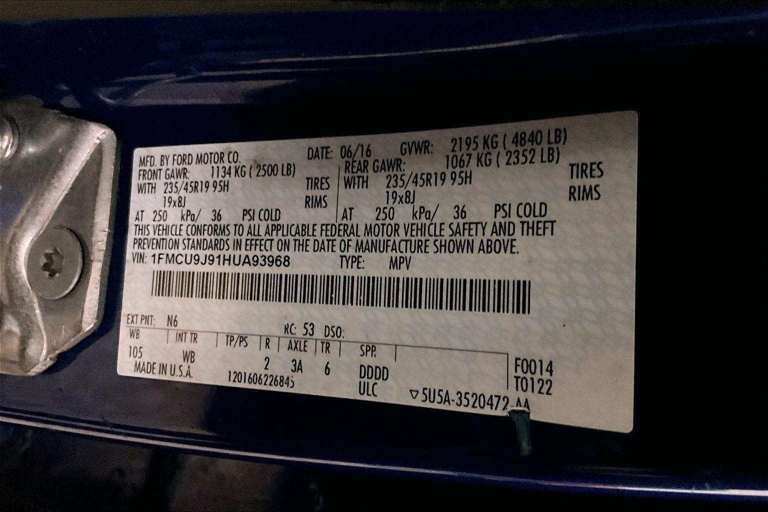 2017 Ford Escape Titanium