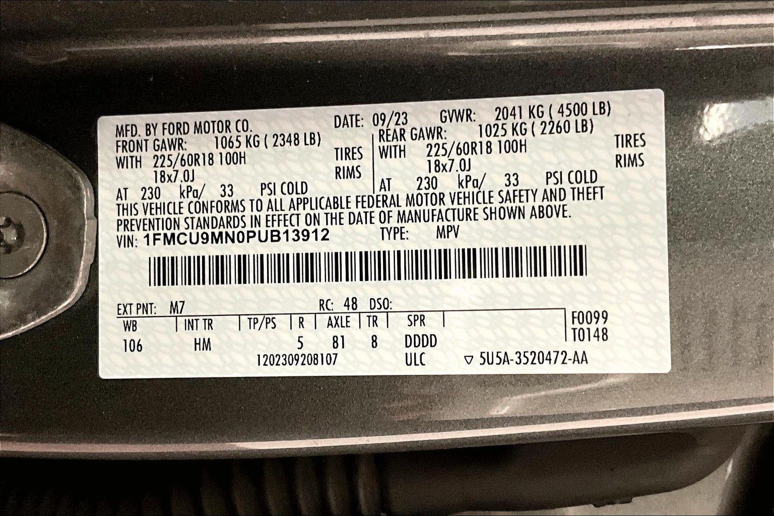 2023 Ford Escape ST-Line