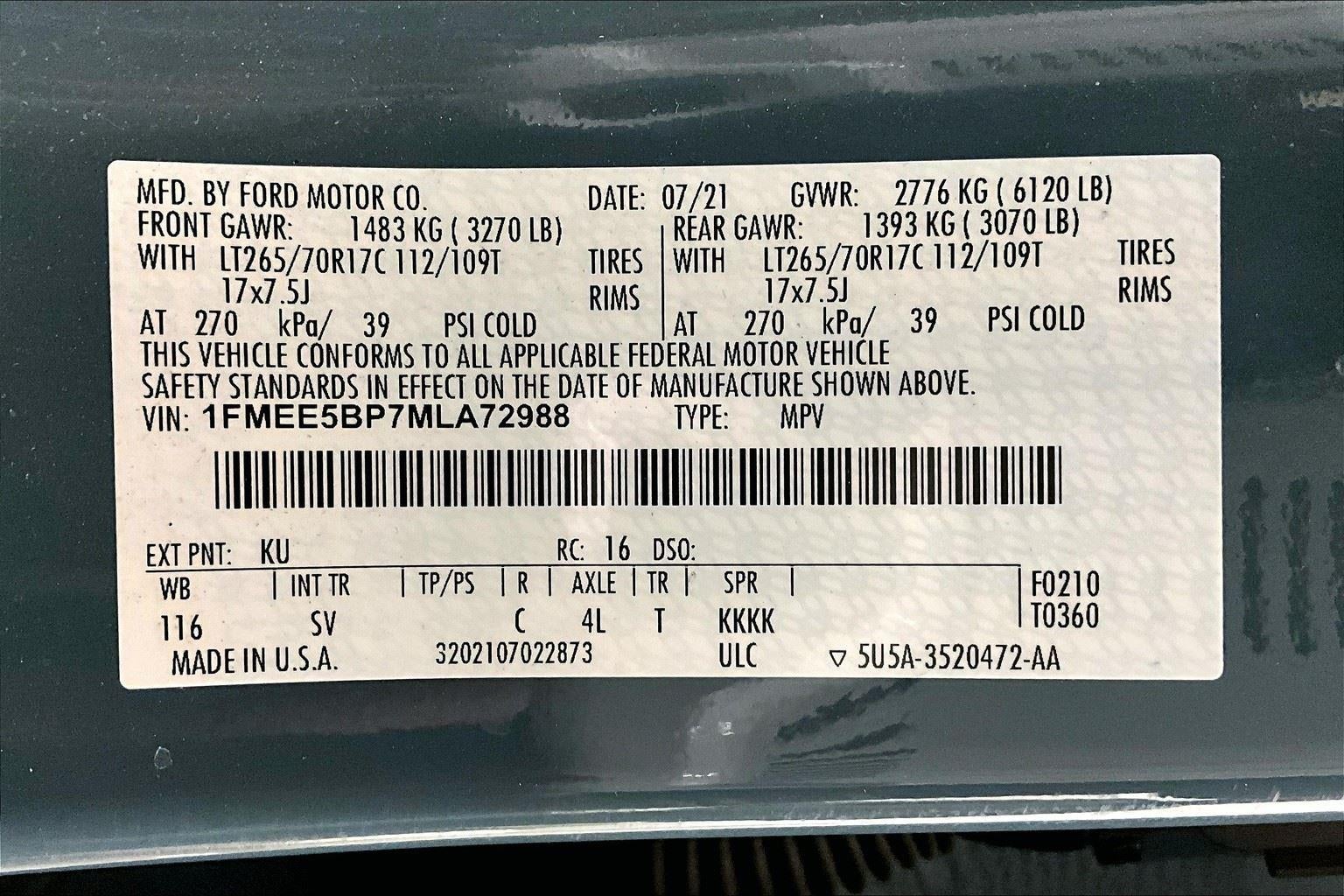 2021 Ford Bronco Black Diamond