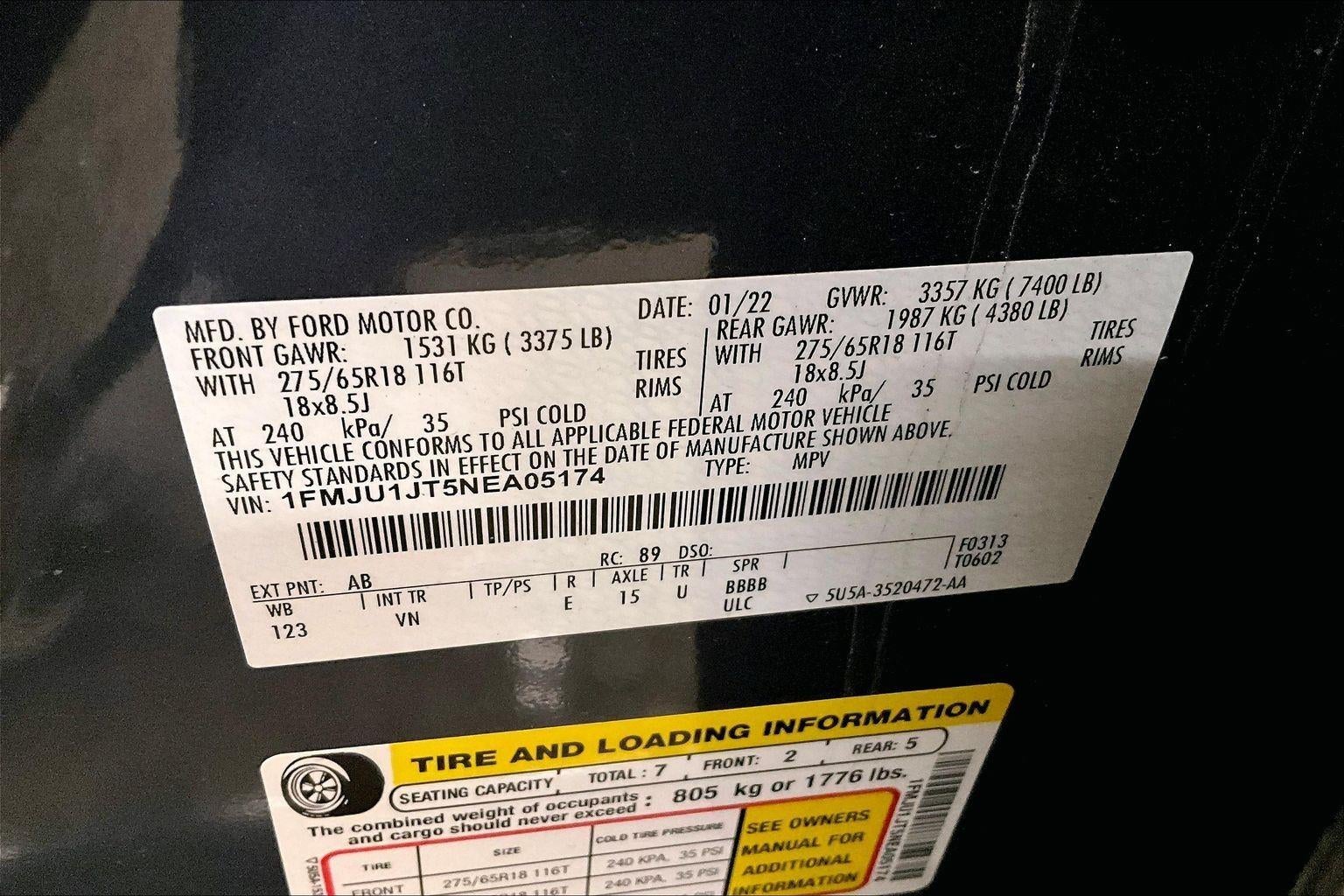 2022 Ford Expedition XLT