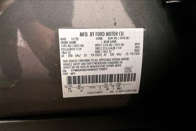 2022 Ford Explorer XLT