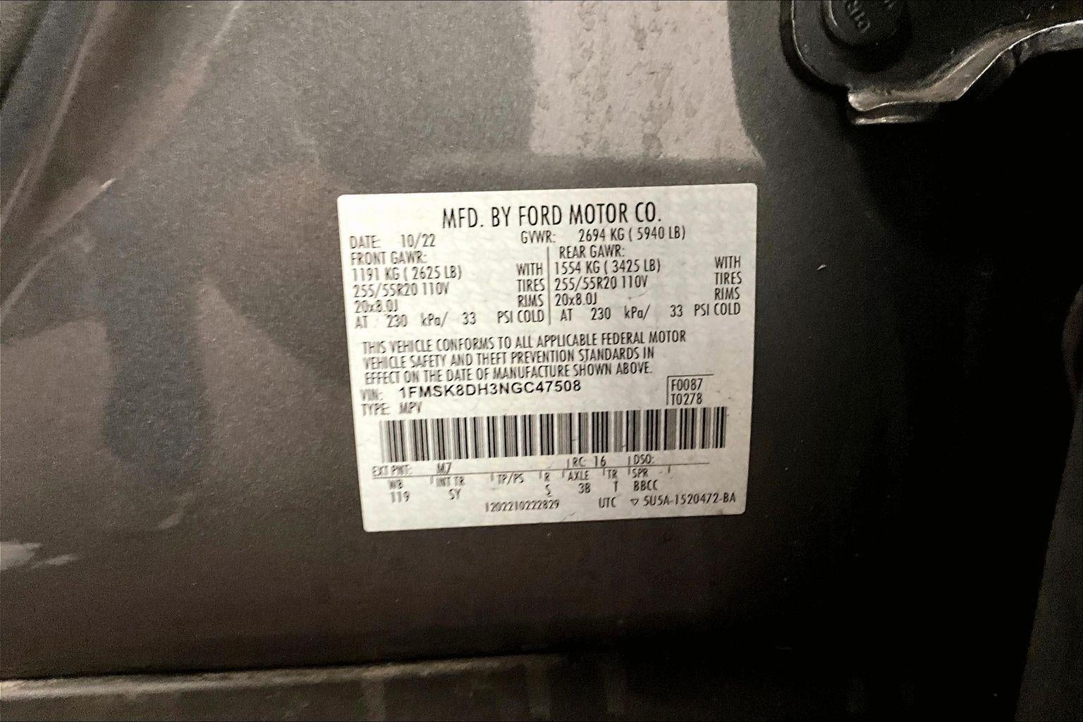 2022 Ford Explorer XLT