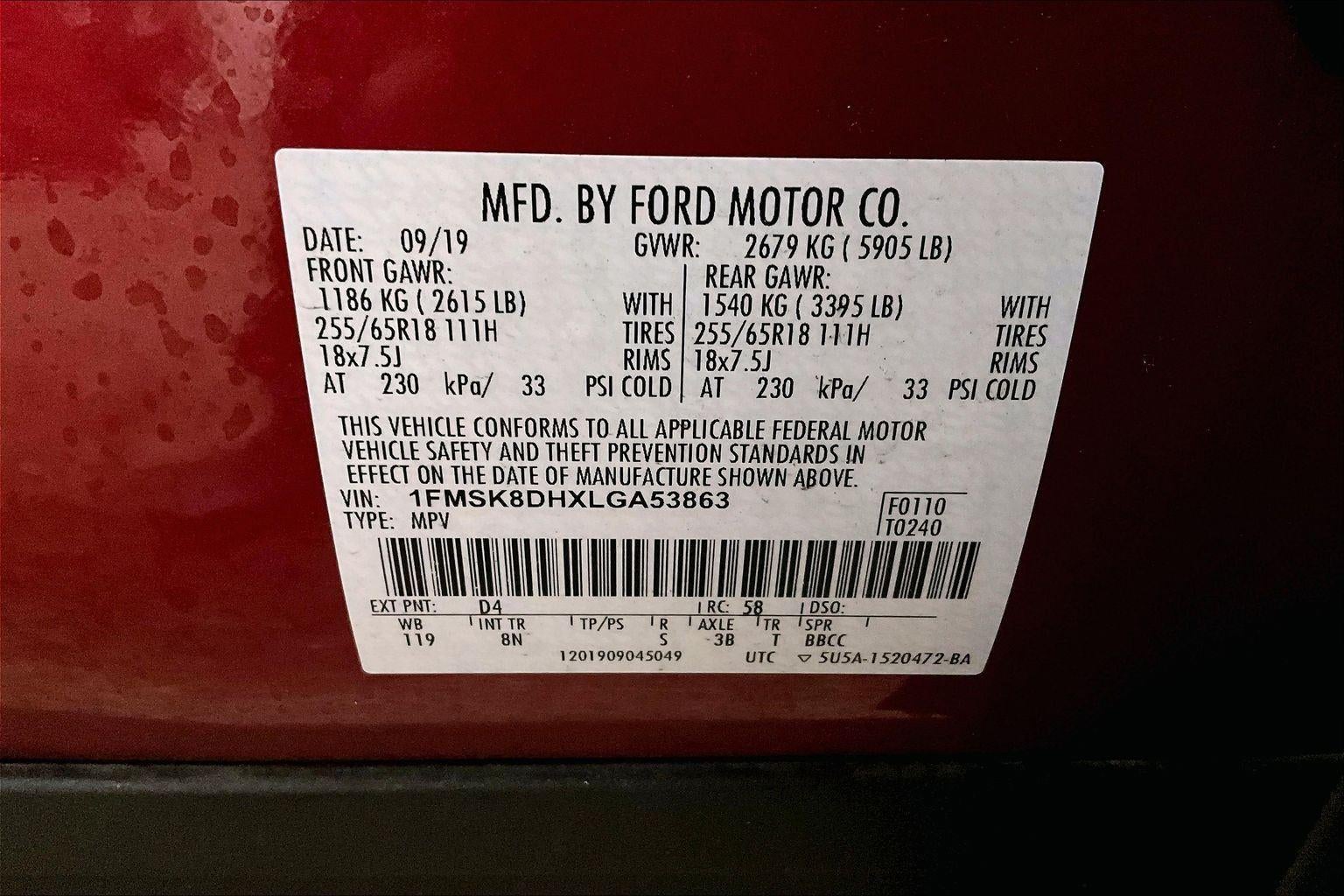 2020 Ford Explorer XLT