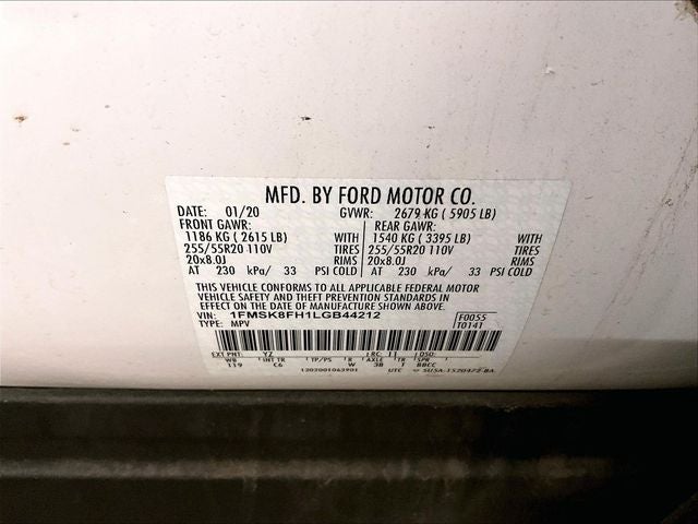 2020 Ford Explorer Limited