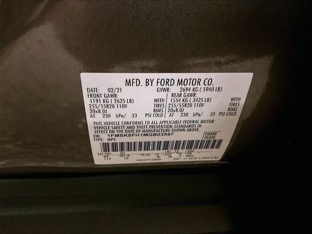 2021 Ford Explorer Limited