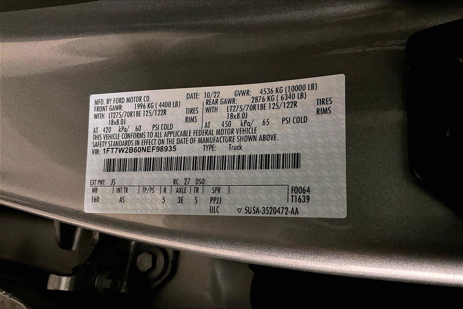 2022 Ford Super Duty F-250 SRW XL