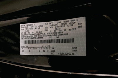 2022 Ford Super Duty F-250 SRW Platinum