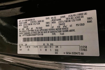 2022 Ford Super Duty F-250 SRW XLT