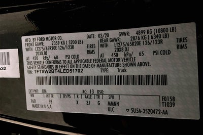 2020 Ford Super Duty F-250 SRW LARIAT