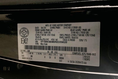 2024 Ford Super Duty F-350 SRW Platinum