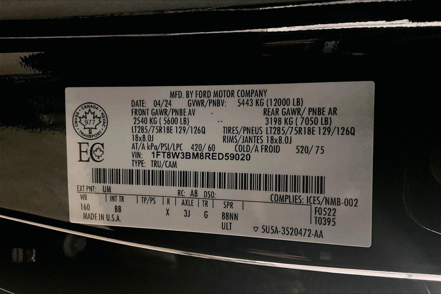 2024 Ford Super Duty F-350 SRW Platinum