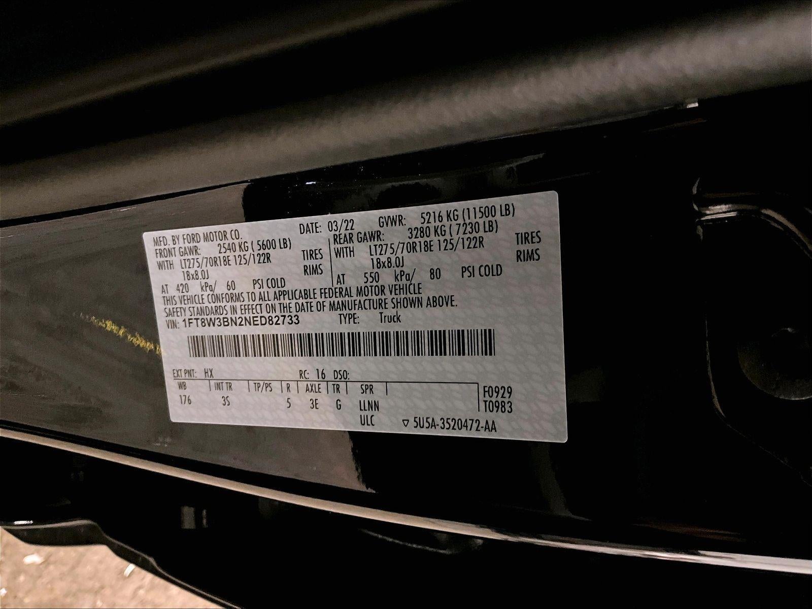 2022 Ford Super Duty F-350 SRW XLT