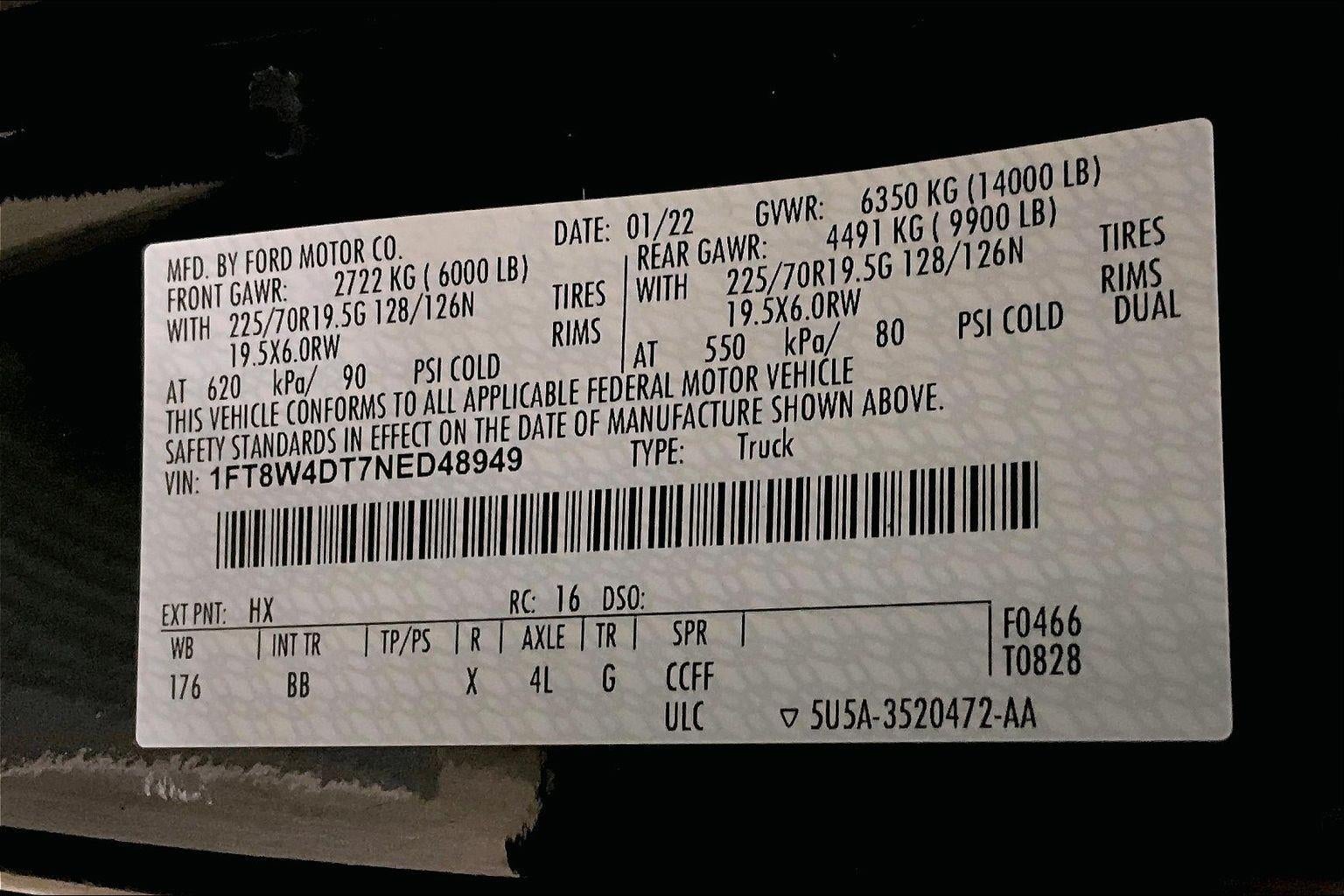 2022 Ford Super Duty F-450 DRW Platinum