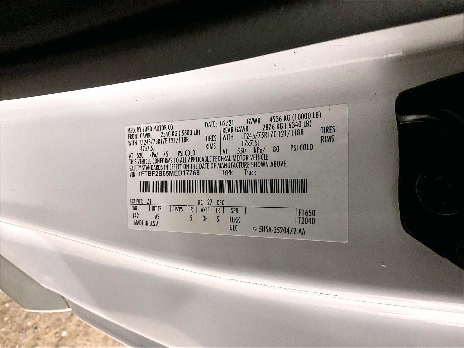 2021 Ford Super Duty F-250 SRW XL