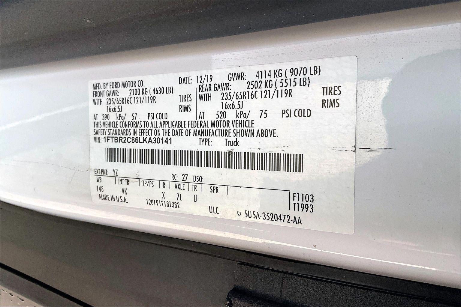 2020 Ford Transit 250