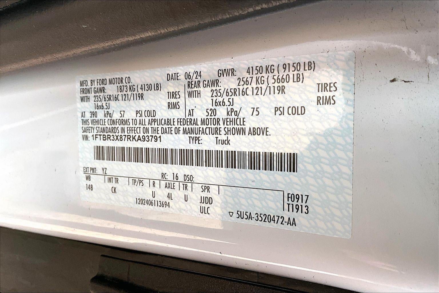 2024 Ford Transit 250