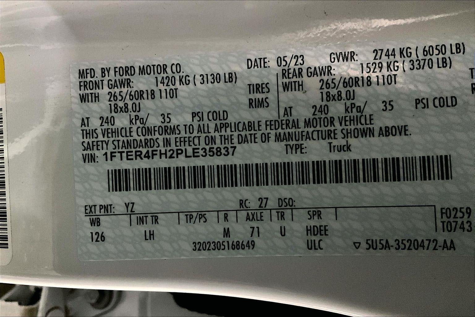 2023 Ford Ranger XLT