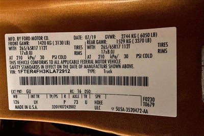 2019 Ford Ranger XLT