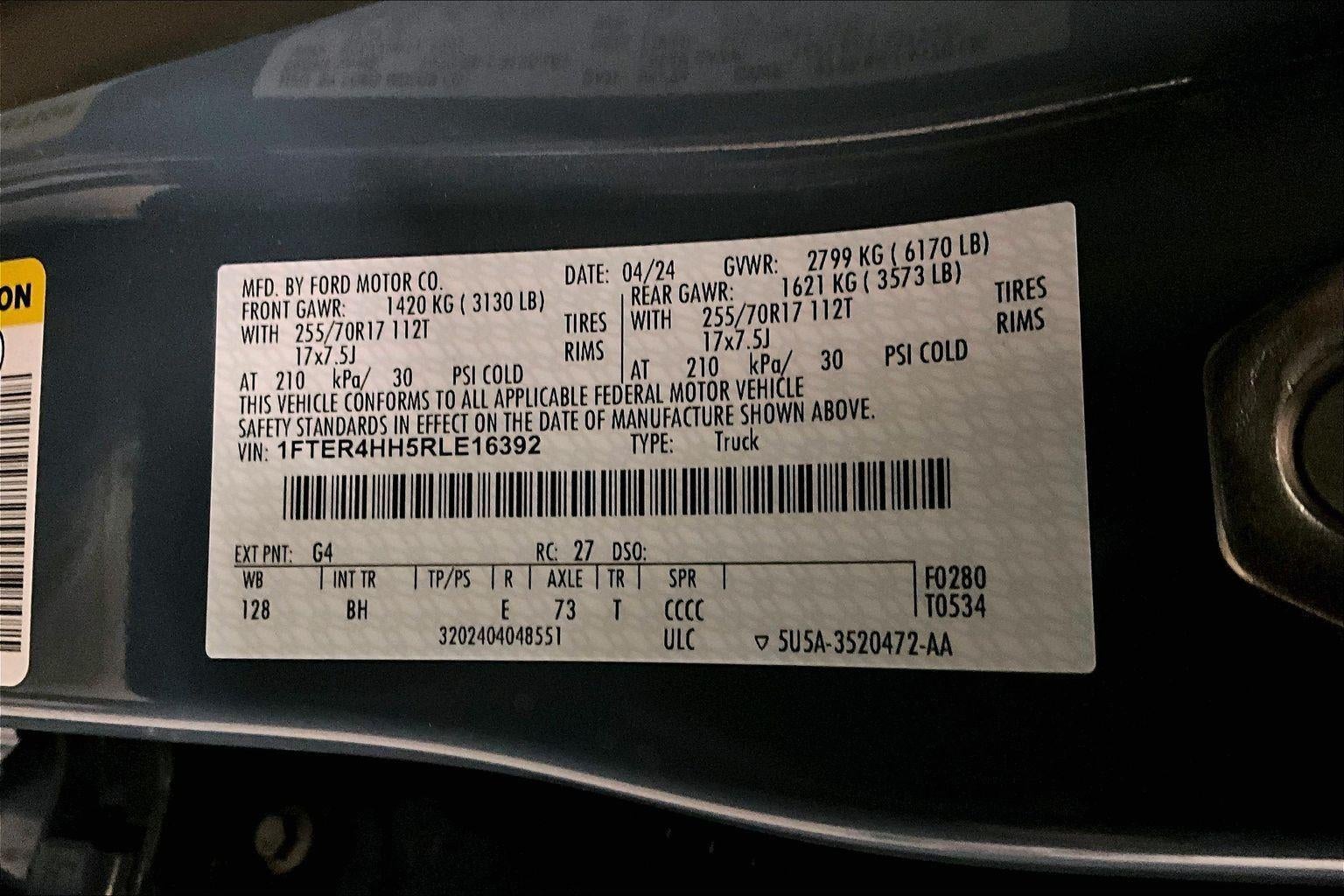 2024 Ford Ranger XLT