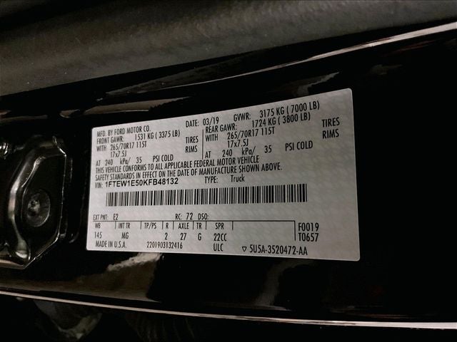 2019 Ford F-150 XLT