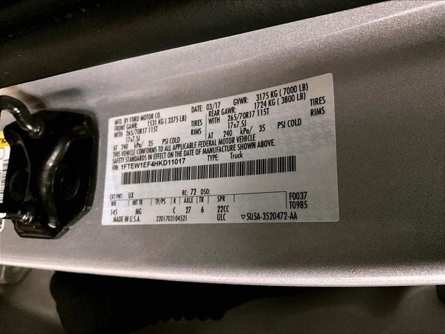 2017 Ford F-150 XLT