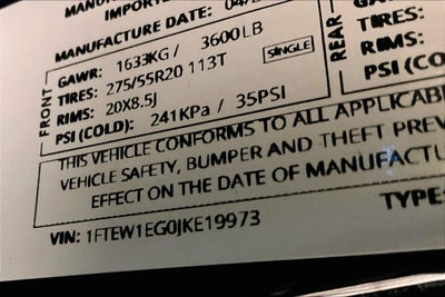 2018 Ford F-150 LARIAT