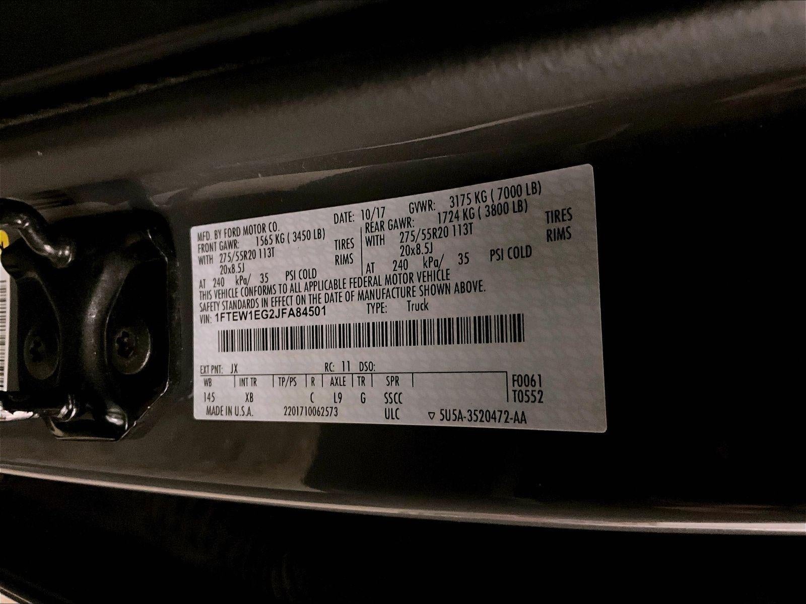2018 Ford F-150 XLT