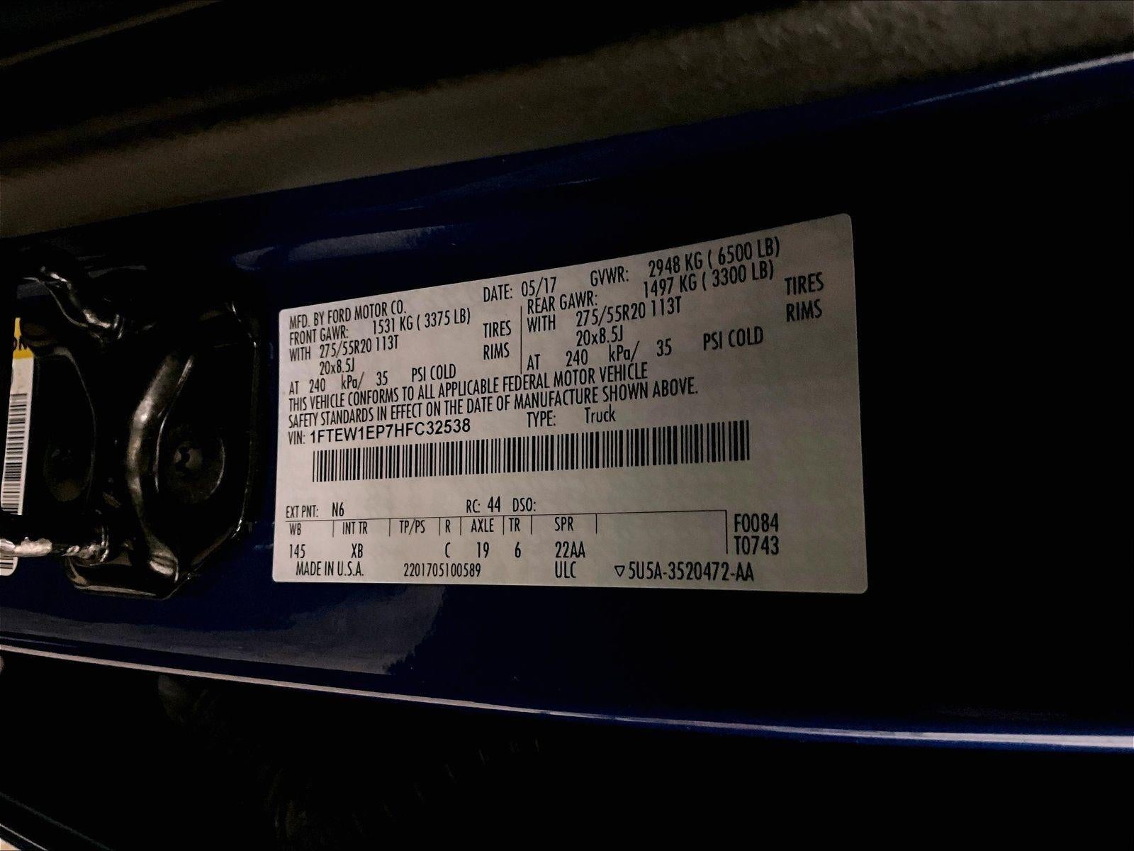 2017 Ford F-150 XLT
