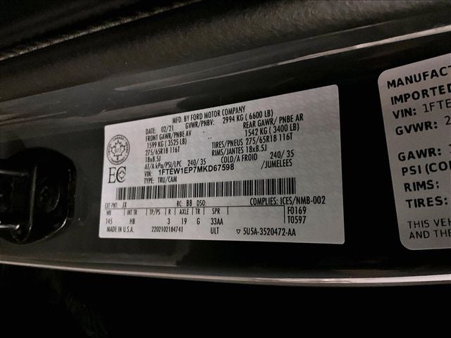 2021 Ford F-150 Lariat