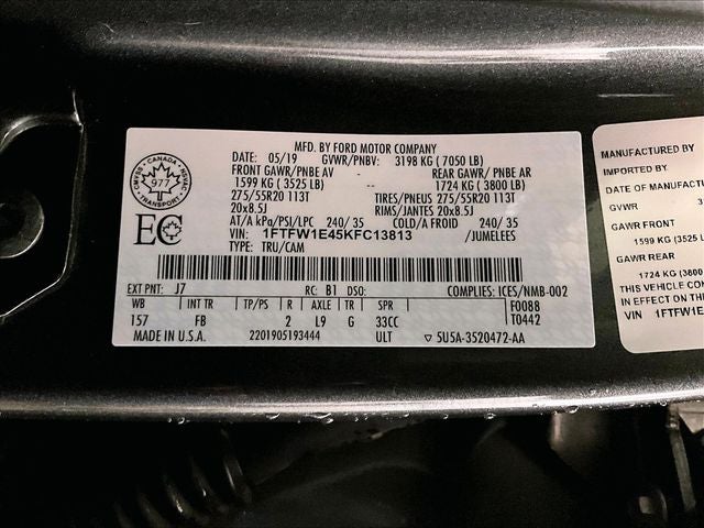 2019 Ford F-150 XLT