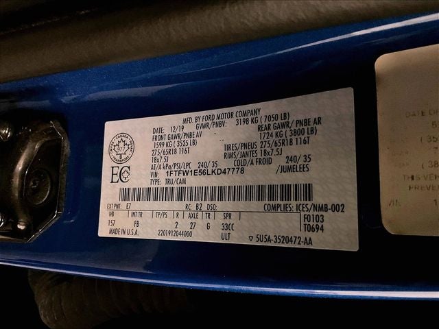 2020 Ford F-150 XLT