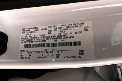 2021 Ford F-150 Platinum