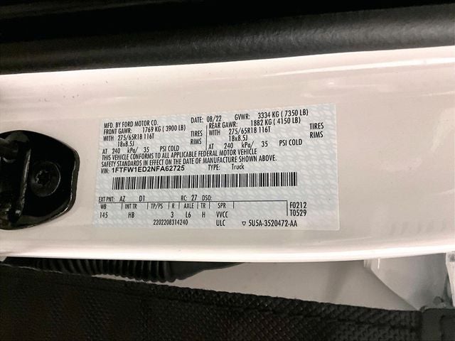 2022 Ford F-150 Lariat