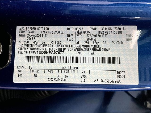 2022 Ford F-150 XLT