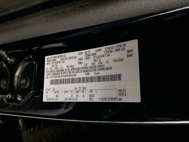 2017 Ford F-150 Lariat