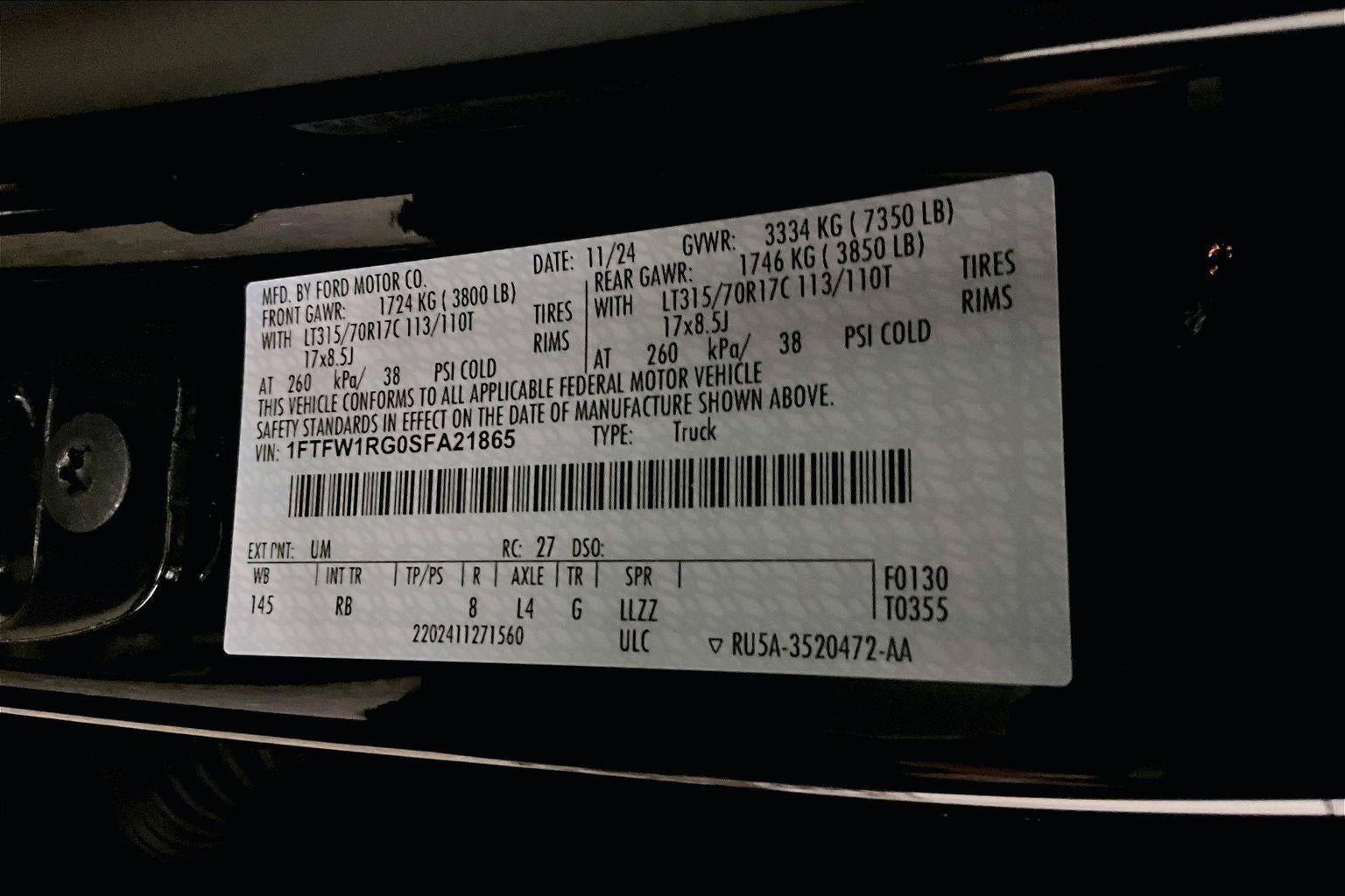 2025 Ford F-150 Raptor