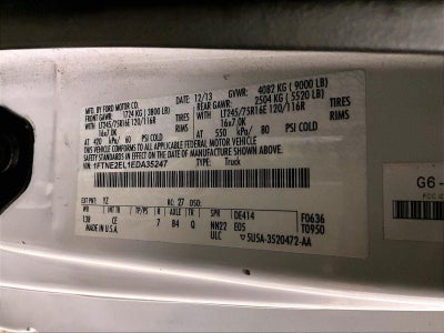 2014 Ford Econoline Cargo Van Commercial