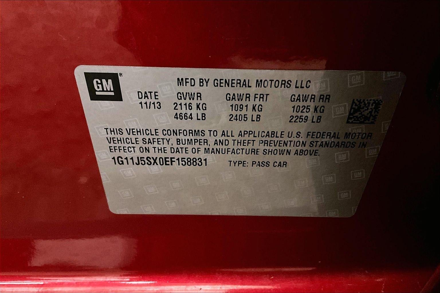 2014 Chevrolet Malibu LTZ