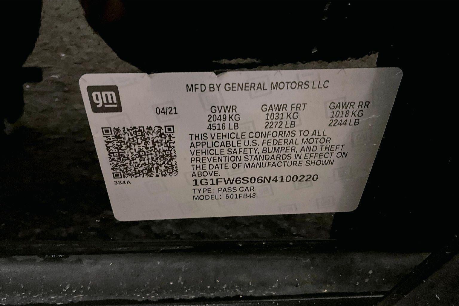 2022 Chevrolet Bolt EV 1LT