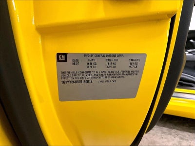 2007 Chevrolet Corvette Base