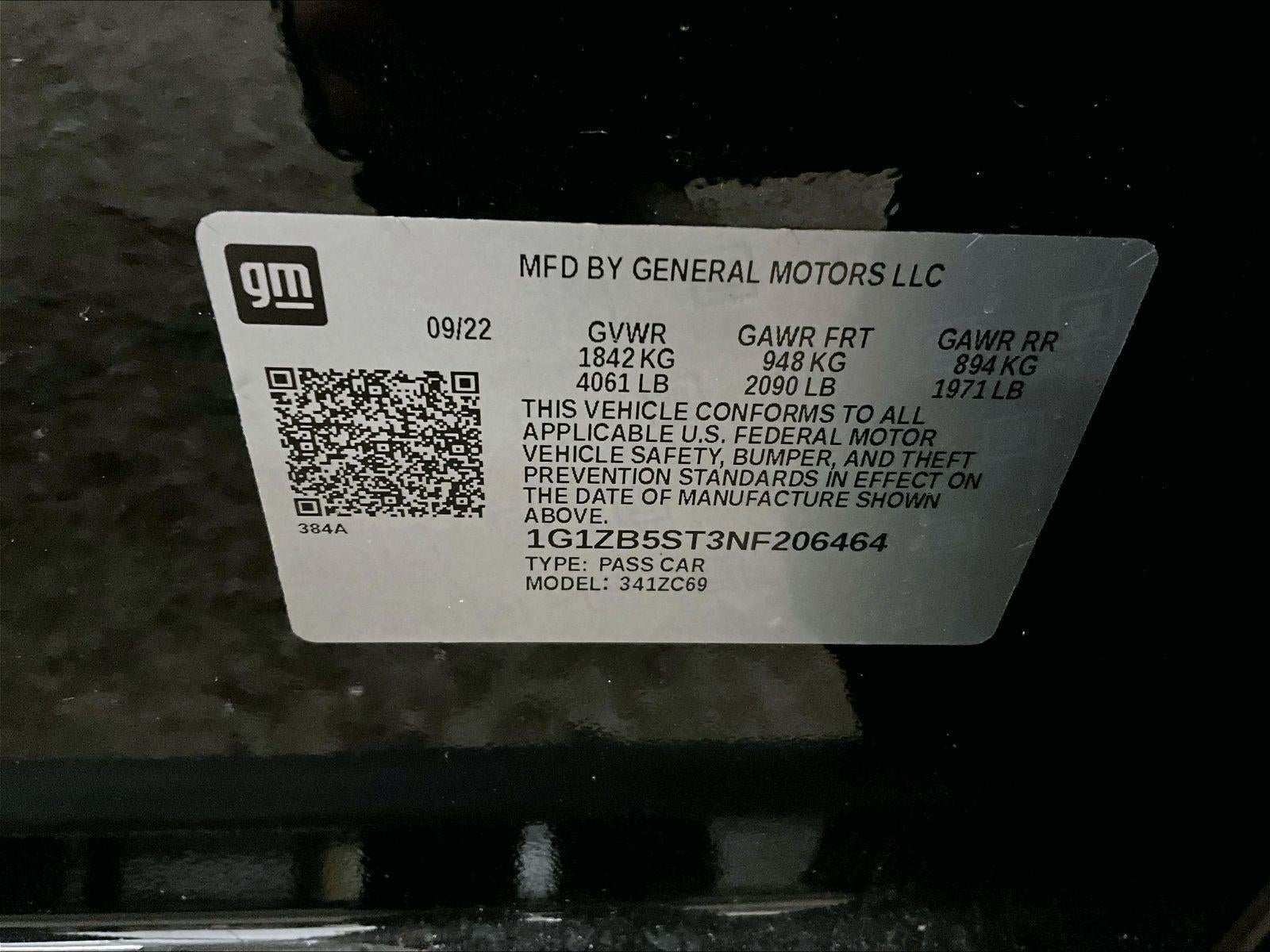 2022 Chevrolet Malibu LS