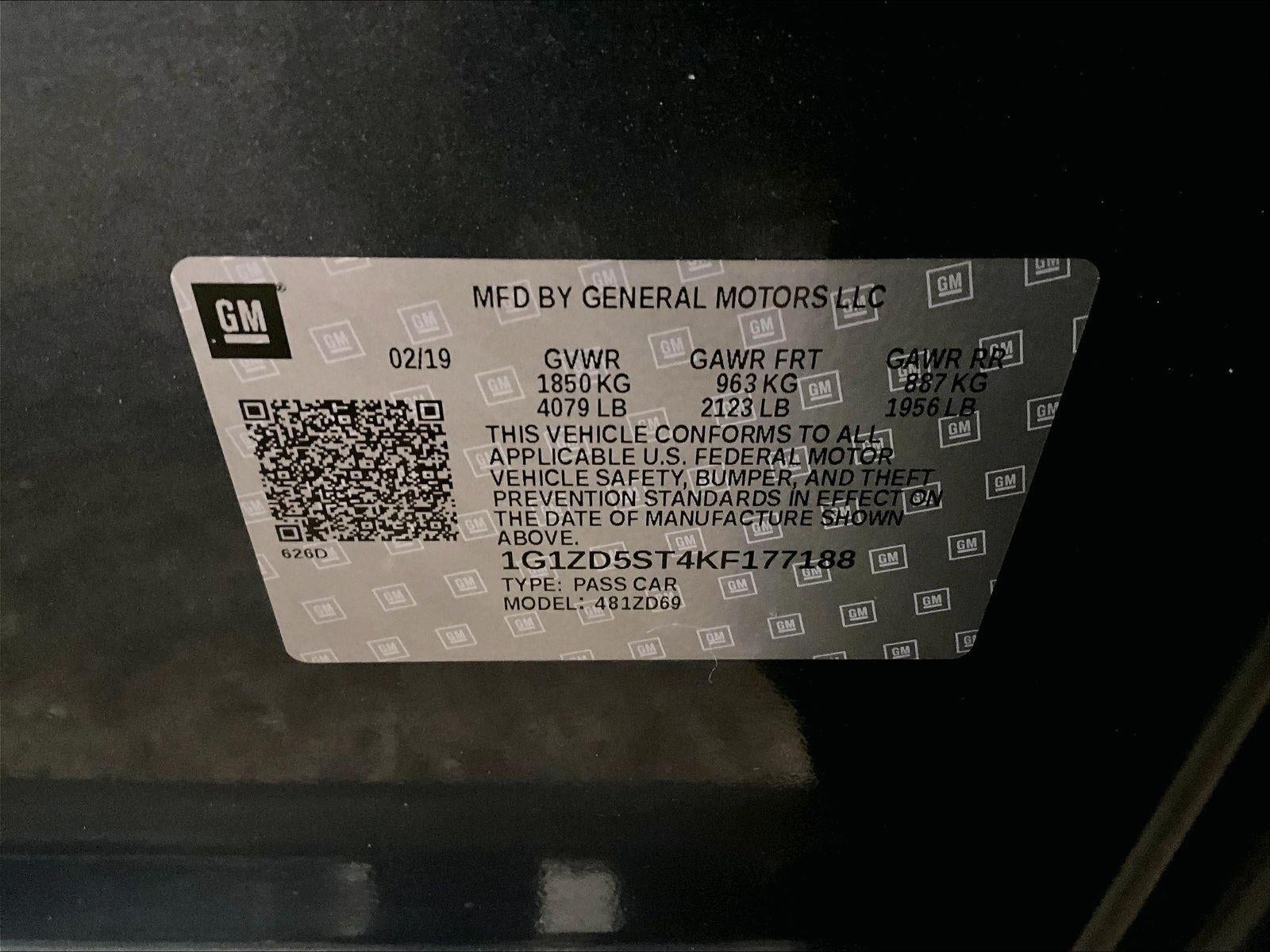 2019 Chevrolet Malibu LT