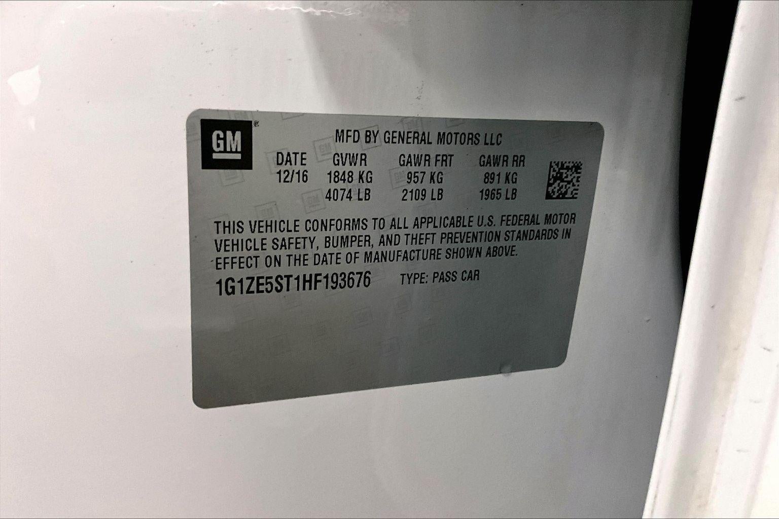 2017 Chevrolet Malibu LT