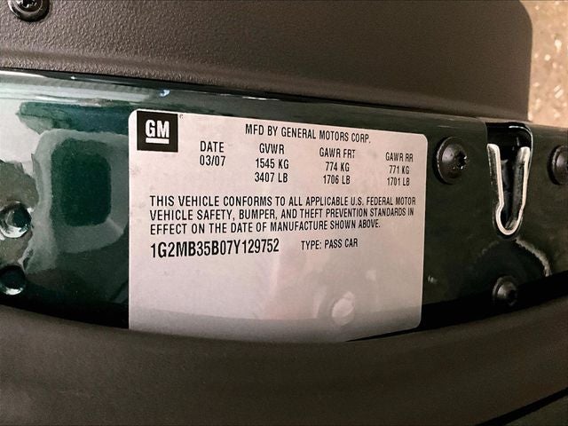 2007 Pontiac Solstice Manual