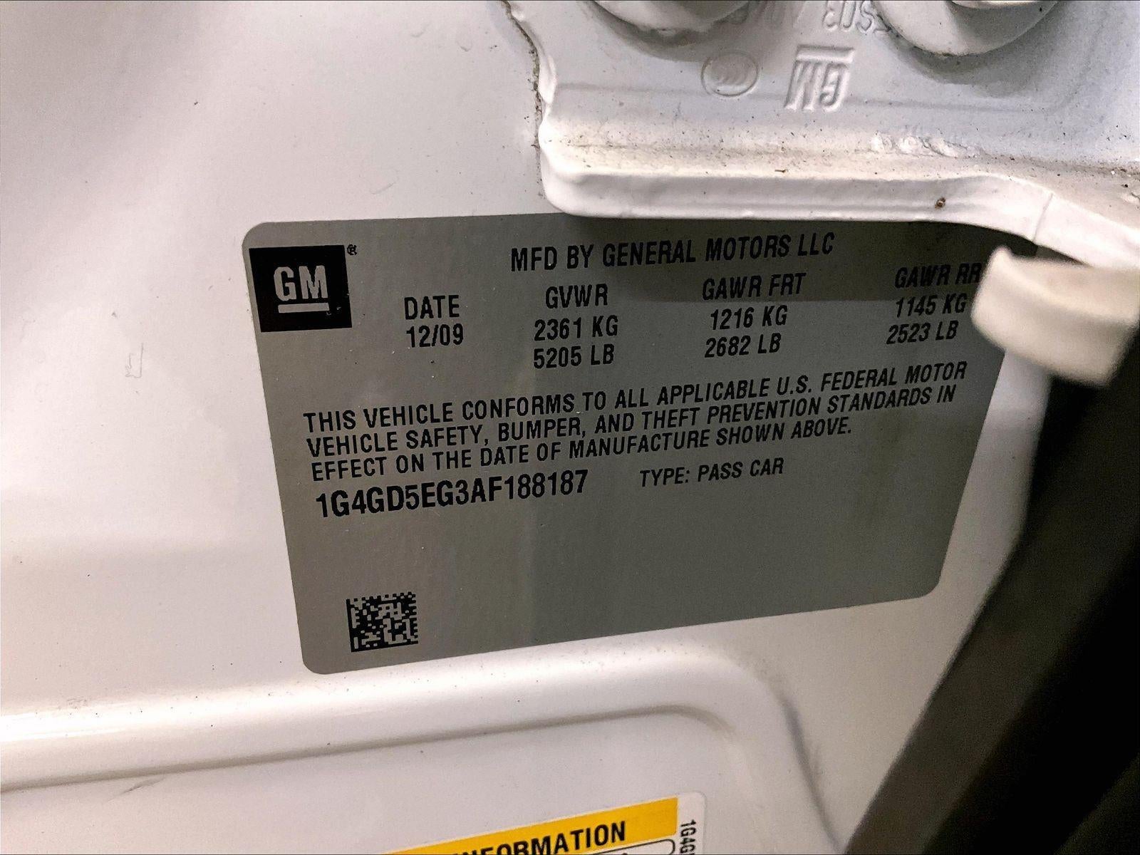 2010 Buick LaCrosse CXL