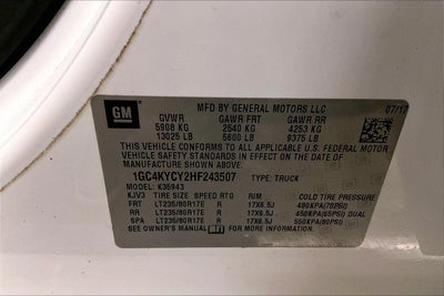 2017 Chevrolet Silverado 3500HD Work Truck