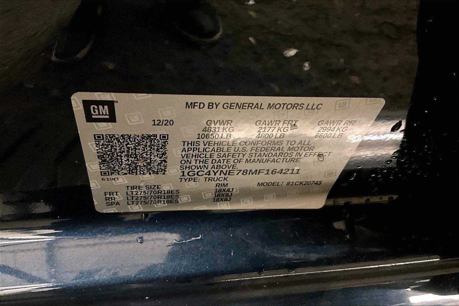 2021 Chevrolet Silverado 2500HD LT