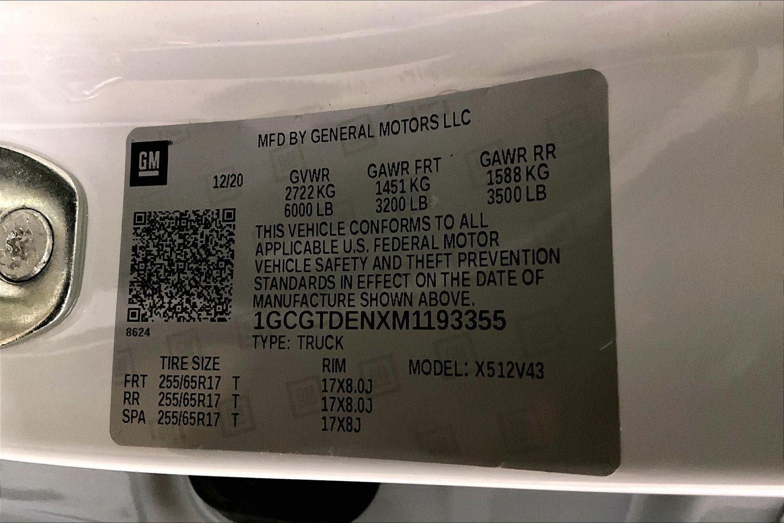 2021 Chevrolet Colorado 4WD Z71