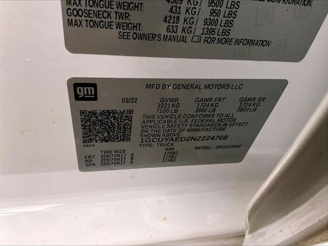 2022 Chevrolet Silverado 1500 LTD Work Truck