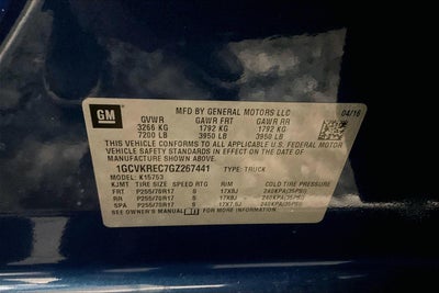 2016 Chevrolet Silverado 1500 LT